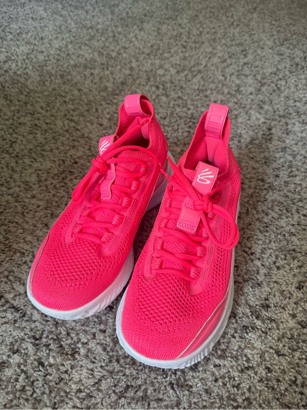 Under Armour Hot Pink Curry 8